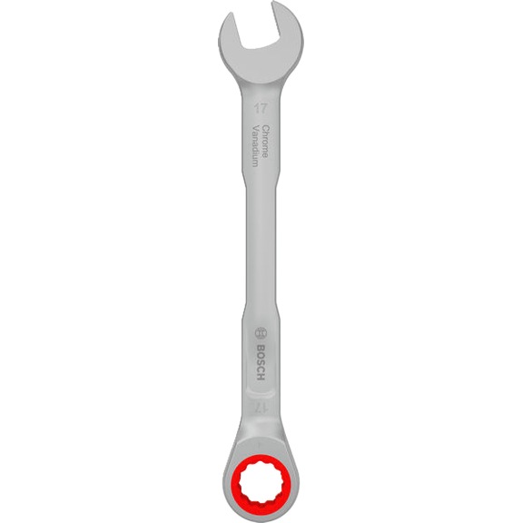BOSCH ratcheting combination wrench 17 mm 1600A03AH2 - Ratcheting combination wrench