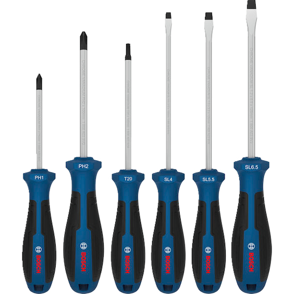 BOSCH screwdriver set PH/TX/SL, 6-piece 1600A039PJ - Screwdriver set