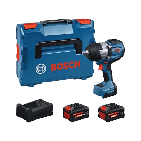 BOSCH Schlagschrauber GDS18V-1400, 2x EXBA18V-55 in L-BOXX 06019R5002 - Akku-Schlagschrauber GDS18V-1400