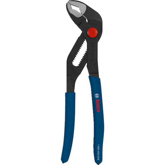 BOSCH water pump pliers 180 mm, dip-coated, non-slip handles 1600A03DN5 - Water pump pliers