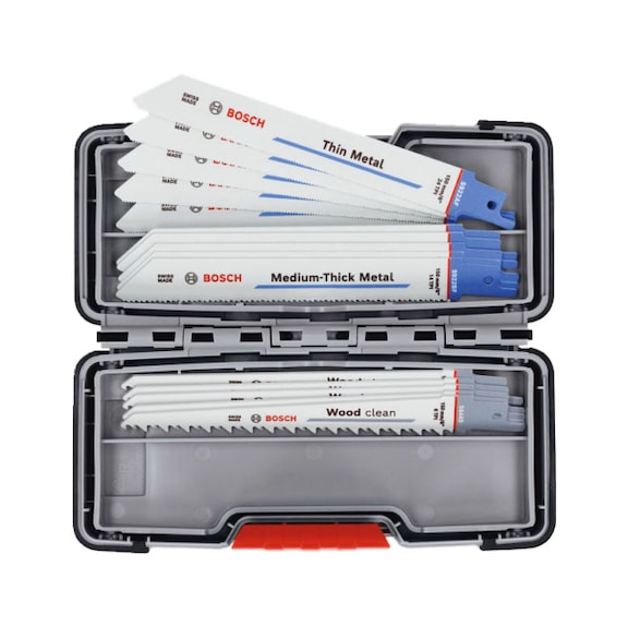 BOSCH Gemischtes reciprocating saw blade set, 15-piece 2607012092 - Saw blade assortment