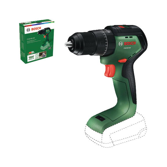 BOSCH Akku-Schlagbohrschrauber PSB18V-60 06039D7300 - Akku-Schlagbohrschrauber PSB18V-60