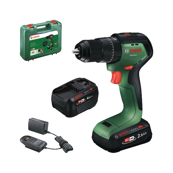 BOSCH cordless impact drill/driver PSB18V-60 2 cordless (2.5Ah + 4.0Ah) 06039D7303 - Cordless impact drill/driver PSB18V-60