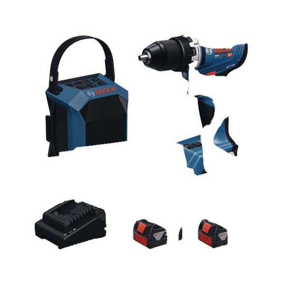 BOSCH Combo Kit GPB 18V-1 C + GSR 18V-65 + 2x 5,0 Ah + GAL 18V-40-2 0615A500G5 - Power tool set