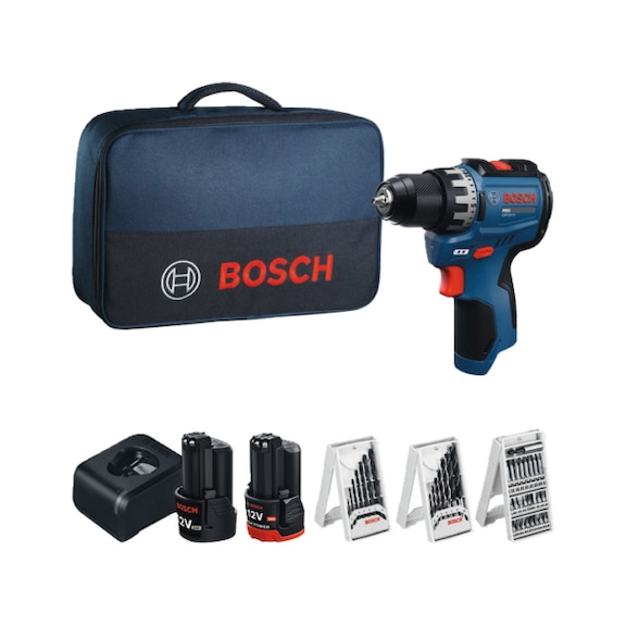 BOSCH cordless drill/driver GSR12V-31 1 cordless GBA 12V 3 Ah 1 cordless GBA 12V 2 Ah 06019S6005 - Cordless drill/driver GSR12V-31