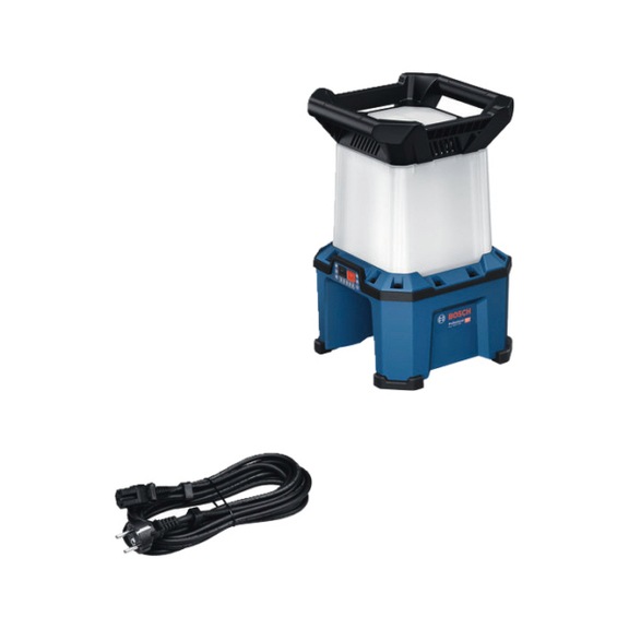 BOSCH Akku-Bauleuchte GLA 18VH-7500 + Kaltger&auml;tekabel 06014A5000 - Baustellenleuchte