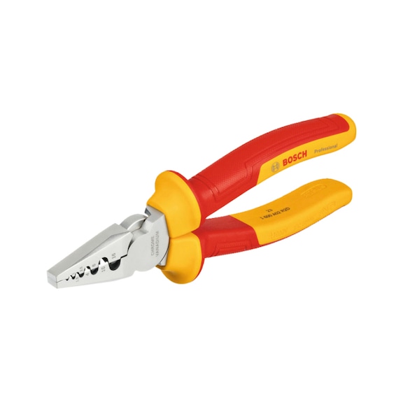BOSCH Crimping pliers 180 mm VDE 1600A02NE6 - Crimping pliers