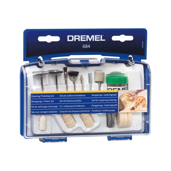 DREMEL Starterset zum Reinigen und Polieren inklusive 20 Zubeh&ouml;ren 26150684JA - Schleifmittel, Schleifk&ouml;rper (Sonstige)