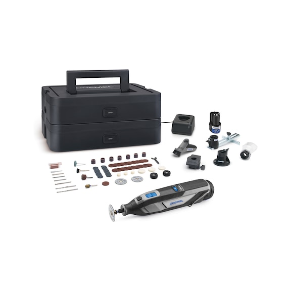 DREMEL Multifunktionswerkzeug DREMEL(R) 8240 1x12-V-2-Ah-Akku) 65 Zubeh&ouml;re F0138240JP - Elektrowerkzeug (Sonstige)