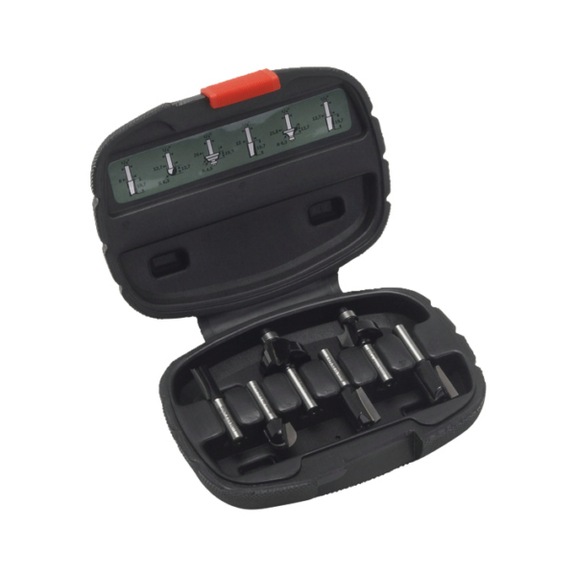BOSCH Milling cutter set (1/4 shank) 6-piece carbide 2607019462 - Router bit set (carbide)