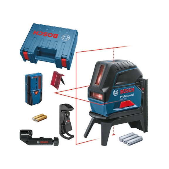 BOSCH Combination laser GCL 2-50 0601066F01 - Point and line laser