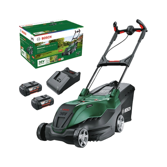 BOSCH Cordless lawn mower AdvancedRotak 36V-44-750 2xBattery 36V 4,0Ah 06008B9G02 - Lawn mower (cordless)