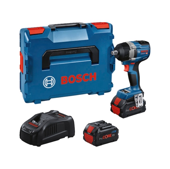 BOSCH Akku-Drehschlagschrauber GDS 18V-750 C 2xAkku ProCORE18V 8.0Ah 06019L9002 - Schlagschrauber (Akku)