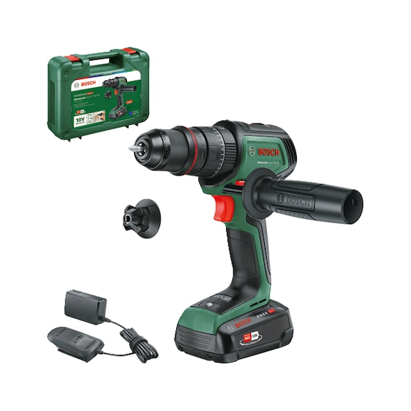 BOSCH Akku-Schlagbohrmaschine 18V-80 QuickSnap 1xAkku PBA 18V 2.5Ah 06039E2101 - Schlagbohrschrauber (Akku)