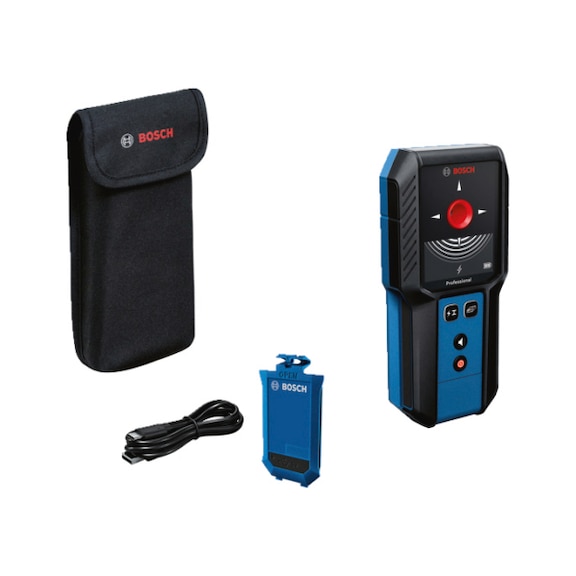 BOSCH Locator GMS 120-27 BA 3.7V 1.0Ah A + USB-C(R) cable 0601081701 - Locating device