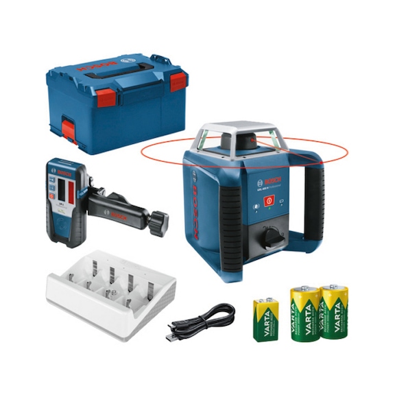 BOSCH Rotary laser GRL 400 H + LR 1 in L-BOXX 0601061806 - Rotary laser