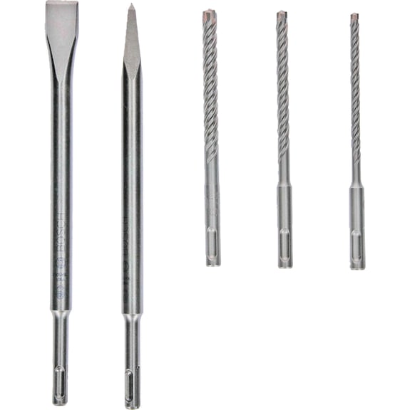 BOSCH Tool set PRO SDS plus-4C chisel and drill set 5-piece 2607017515 - Chisel and pin punch set
