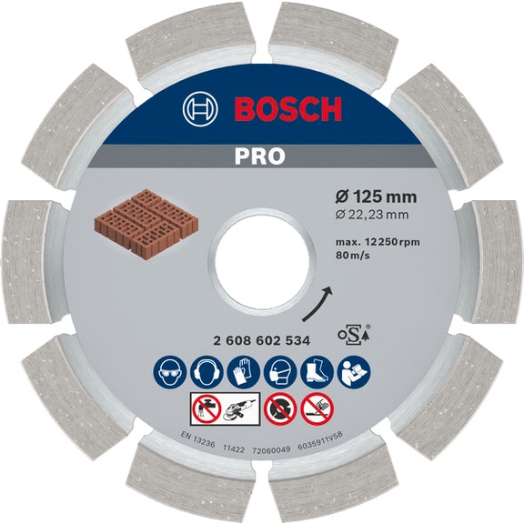 BOSCH Fugenfr&auml;ser Expert for Mortar 125 x 6 x 7 x 22,23 mm 2608602534 - Fr&auml;ser mit Schaft und nichtl&ouml;sbaren Schneiden (Sonstige)
