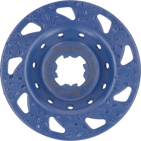 BOSCH Cup wheel EXPERT Multi Carbide coarse flat X-LOCK 115 mm 22.23 mm 2608901684 - 