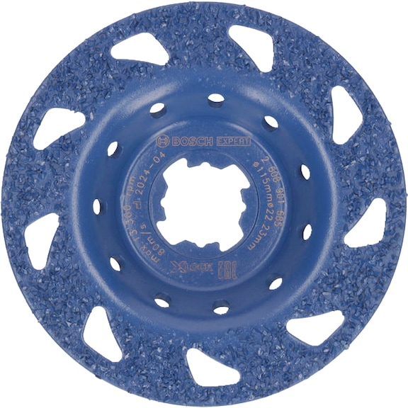 BOSCH Cup wheel EXPERT Multi Carbide med. flat X-LOCK 115 mm 22.23 mm 2608901685 - 