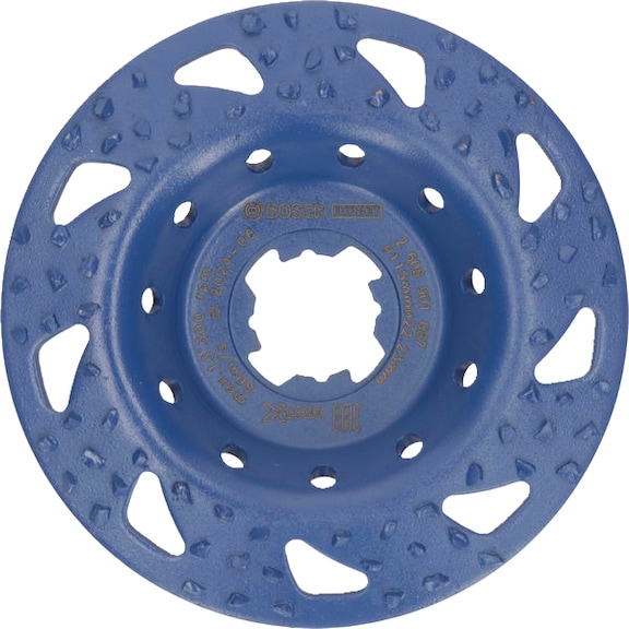 BOSCH Cup wheel EXPERT Multi Carbide coarse angled X-LOCK 115 mm 22.23 mm 2608901687 - 