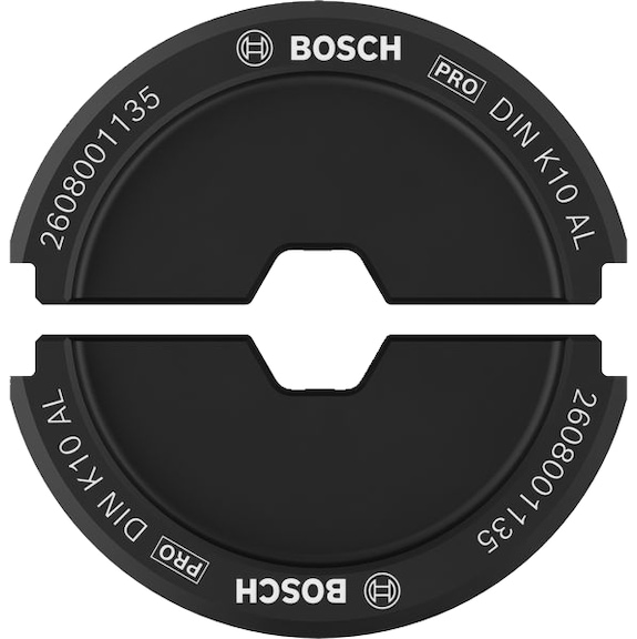 BOSCH Presseinsatz PRO K10 AL 10&nbsp;qmm Aluminiume 2608001135 - Einsatz f&uuml;r Crimpwerkzeug