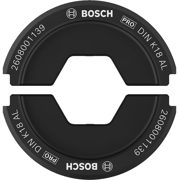 BOSCH Press insert PRO K18 AL 70 qmm aluminum 2608001139 - Insert for crimping tool
