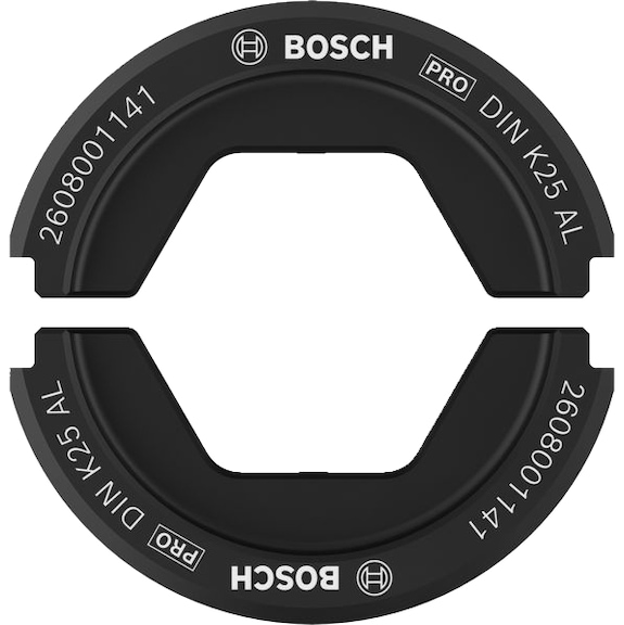 BOSCH Presseinsatz PRO K25 AL 150&nbsp;qmm Aluminiume 2608001141 - Einsatz f&uuml;r Crimpwerkzeug