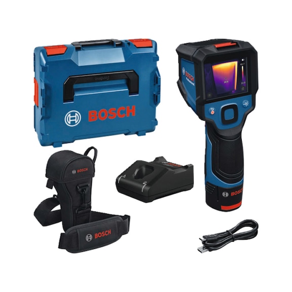 BOSCH W&auml;rmebildkamera GTC 12V-450-13 1xAkku GBA 12V 2.0Ah in L-BOXX 0601083900 - W&auml;rmebildkamera