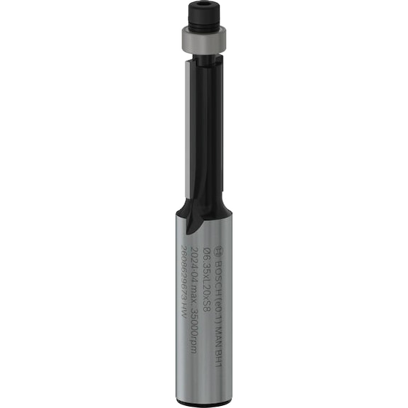 BOSCH Flush milling cutter bottom-mounted guide ball bearing diameter 6.35 2608629673 - Flush milling cutter