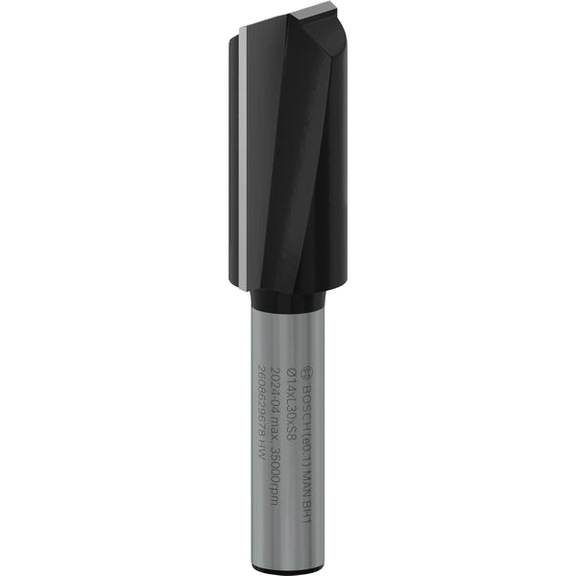 BOSCH Nutfr&auml;ser PRO zweischneidig Durchmesser 14&nbsp;x&nbsp;L 30 Schaft 8&nbsp;mm 2608629678 - Schlitz-, T-Nutfr&auml;ser (nicht l&ouml;sbare Schneiden)