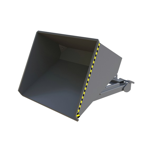 BAUER S&Uuml;DLOHN Container basc. aut. aşchii BAUER S4A 900, culoare gri şoarece RAL 7005 - container basculant automat pentru aşchii