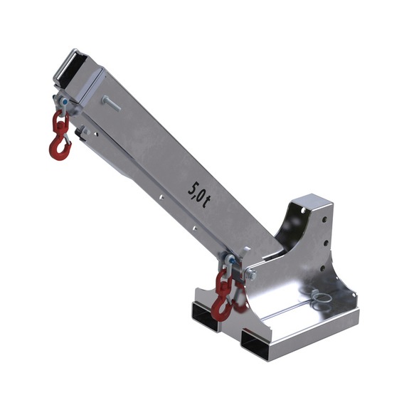 BAUER S&Uuml;DLOHN Teles. y&uuml;kleyici tip KTH 5,0, ayarlanabilir tasarım, maks. y&uuml;k 950-5000 kg galv. - Teleskopik y&uuml;k kolu