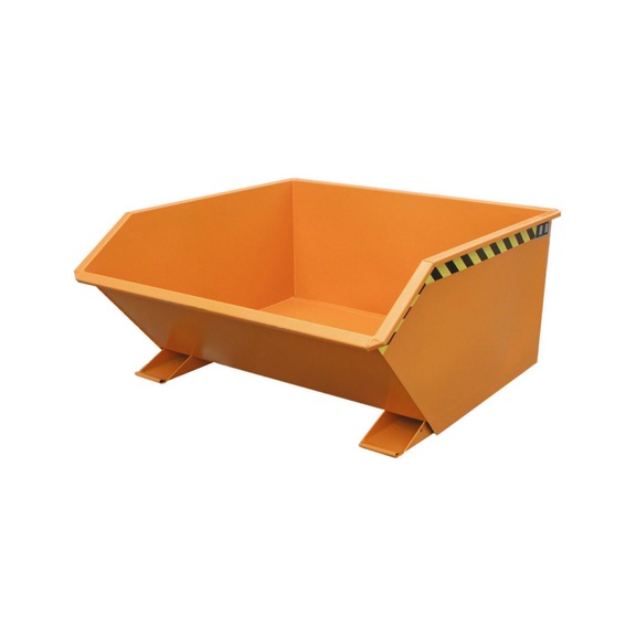 BAUER S&Uuml;DLOHN Devirmeli konteyner, GU 750 tipi, kapasite 0,75 m&sup3;, UxGxY 1440x1280x680 mm - Uygun devirme a&ccedil;ısıyla devirmeli varil, d&uuml;ş&uuml;k genel y&uuml;kseklik