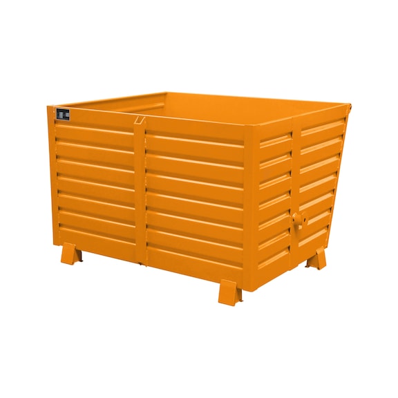 BAUER S&Uuml;DLOHN Stapelkipper Typ BSK 150 Inhalt 1,50 m3 LxBxH 1200x1500x1000 mm - Stapelkipper