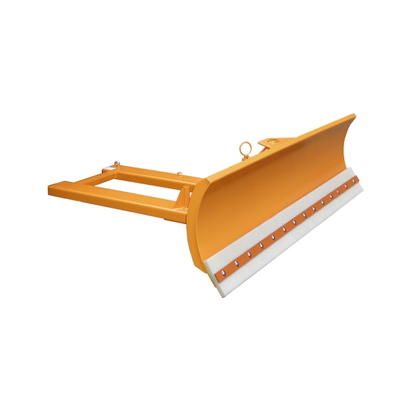 BAUER S&Uuml;DLOHN Schneeschieber Schildbreite 2100mm Polyurethansch&uuml;rfleiste RAL 2000 orange - Schneeschieber
