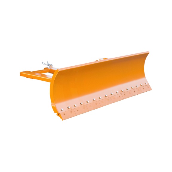 BAUER S&Uuml;DLOHN Sneeuwschuiver bordbreedte 2400 mm, met verend opklapbord RAL 2000 oranje - Sneeuwschuiver