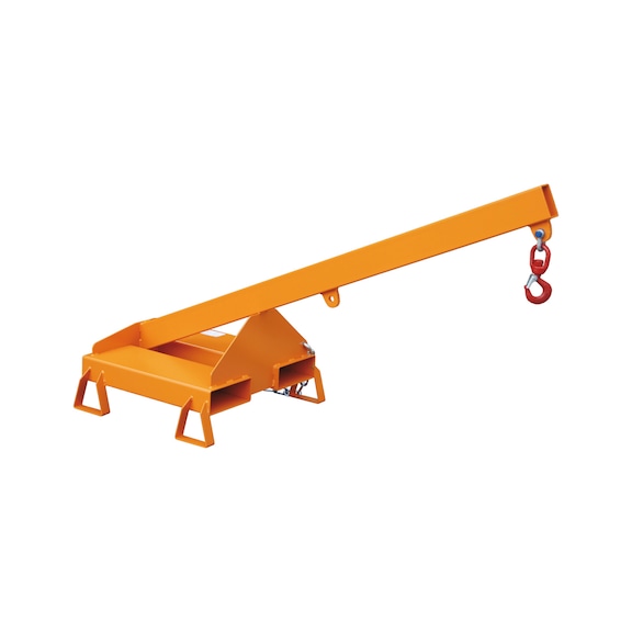 BAUER S&Uuml;DLOHN Y&uuml;k kolu tipi LA 25-1,0, 1600 mm temel uzun. 300-1000 kg taşıma kap. sert - Sabit uzunluklu y&uuml;k kolu