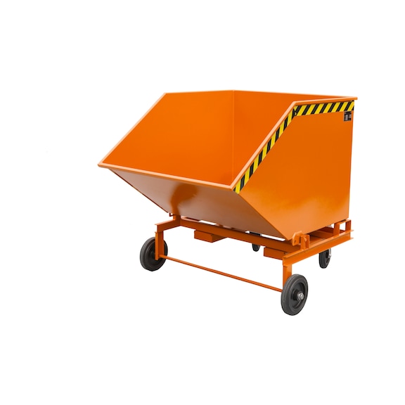 BAUER S&Uuml;DLOHN Chariot &agrave; copeaux 1 000 l avec insert t&ocirc;le perfor&eacute;e+bonde &eacute;vac. - Conteneurs de copeaux, basculement manuel