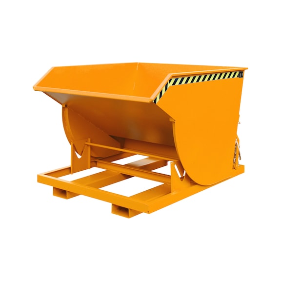 BAUER S&Uuml;DLOHN Contenitore inclinabile da 1,50 m&sup3; LxPxA 1760x1560x1270 mm - Cassone inclinabile con meccanismo antirotolamento, per materiali sfusi pesanti