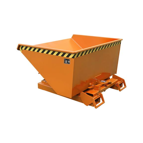 BAUER S&Uuml;DLOHN Automatik-Kippbeh&auml;lter 1490 x 1570 x 865 mm RAL 2000 - "Automatischer" Kippbeh&auml;lter mit 3 Entriegelungspunkten