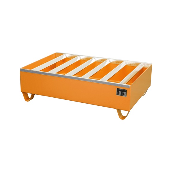BAUER S&Uuml;DLOHN Bac profil&eacute; LxlxH 1200x800x360&nbsp;mm volume de r&eacute;cup&eacute;ration 224&nbsp;l - Bac profil&eacute; en acier