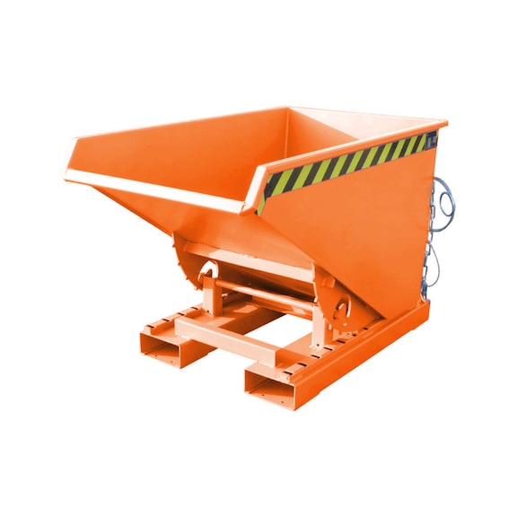 BAUER S&Uuml;DLOHN Cont. basc. type EXPO 300 cap. 0,30 m3 LxlxH 1 260 x 770 x 835 mm - Bac &agrave; bec avec m&eacute;canisme de d&eacute;placement – faible hauteur globale