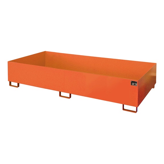 BAUER S&Uuml;DLOHN Тава за рафт без скара ДxШxВ 2650x1300x435 mm вместимост 1000 l - Събирателна тава за стелажна система