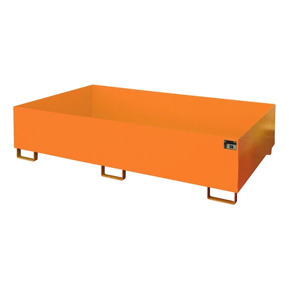 BAUER S&Uuml;DLOHN Тава за рафт без скара ДxШxВ 2150x1300x505 mm вместимост 1000 l - Събирателна тава за стелажна система