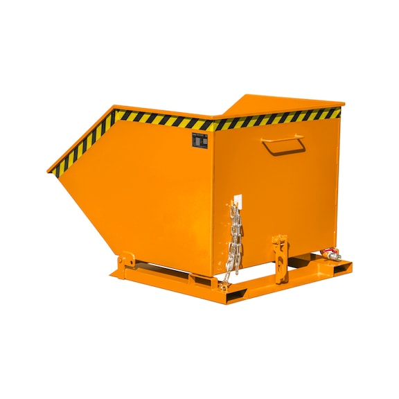 BAUER S&Uuml;DLOHN Capacidad de volquete de virutas 1000 l LxAnxAlt 1420 x 1110 x 980 mm - Contenedores de virutas, inclinaci&oacute;n manual