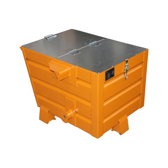 BAUER S&Uuml;DLOHN Benne basculante gerbable type BSK 30 capacit&eacute; 0,30 m&sup3;, LxlxH 800x600x600 mm - Benne basculante gerbable
