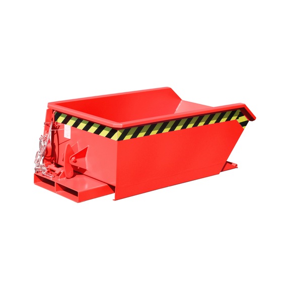 BAUER S&Uuml;DLOHN Mini-conteneur basculable MGU 230, couleur&nbsp;: rouge feu RAL&nbsp;3000 - Mini-conteneur basculable, type&nbsp;MGU