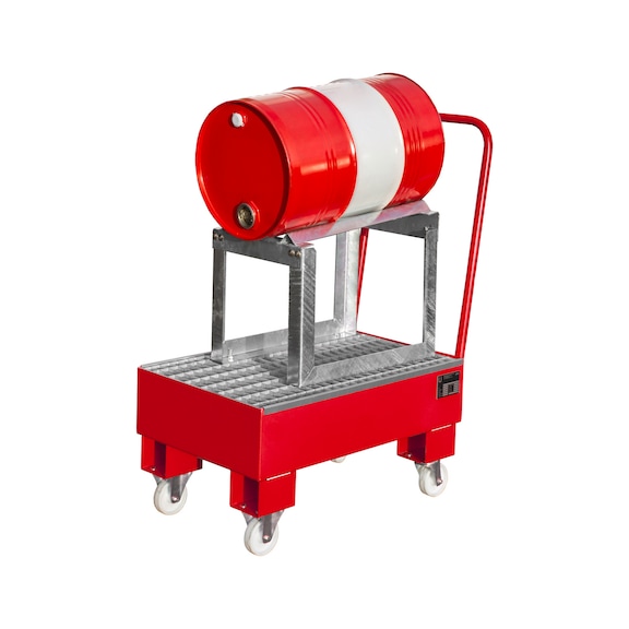BAUER S&Uuml;DLOHN Bac de r&eacute;cup&eacute;ration mobile pour f&ucirc;ts de 60&nbsp;l