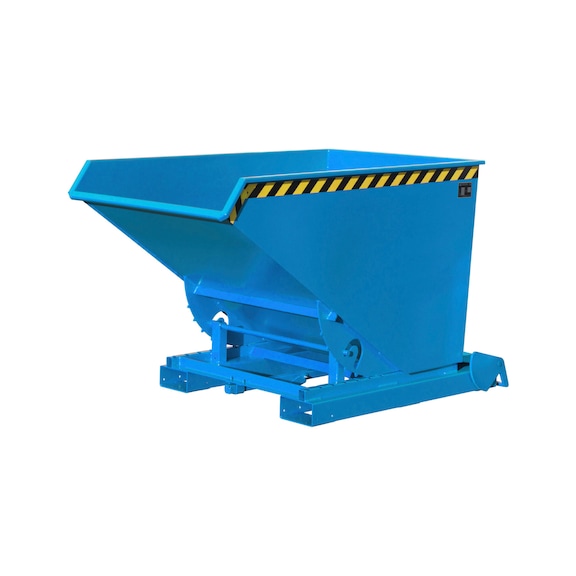 BAUER S&Uuml;DLOHN Contenitore inclinabile automatico 1.925x1.070x1.125 mm RAL 5012 azzurro - Contenitore inclinabile "automatico" con 3 punti di rilascio